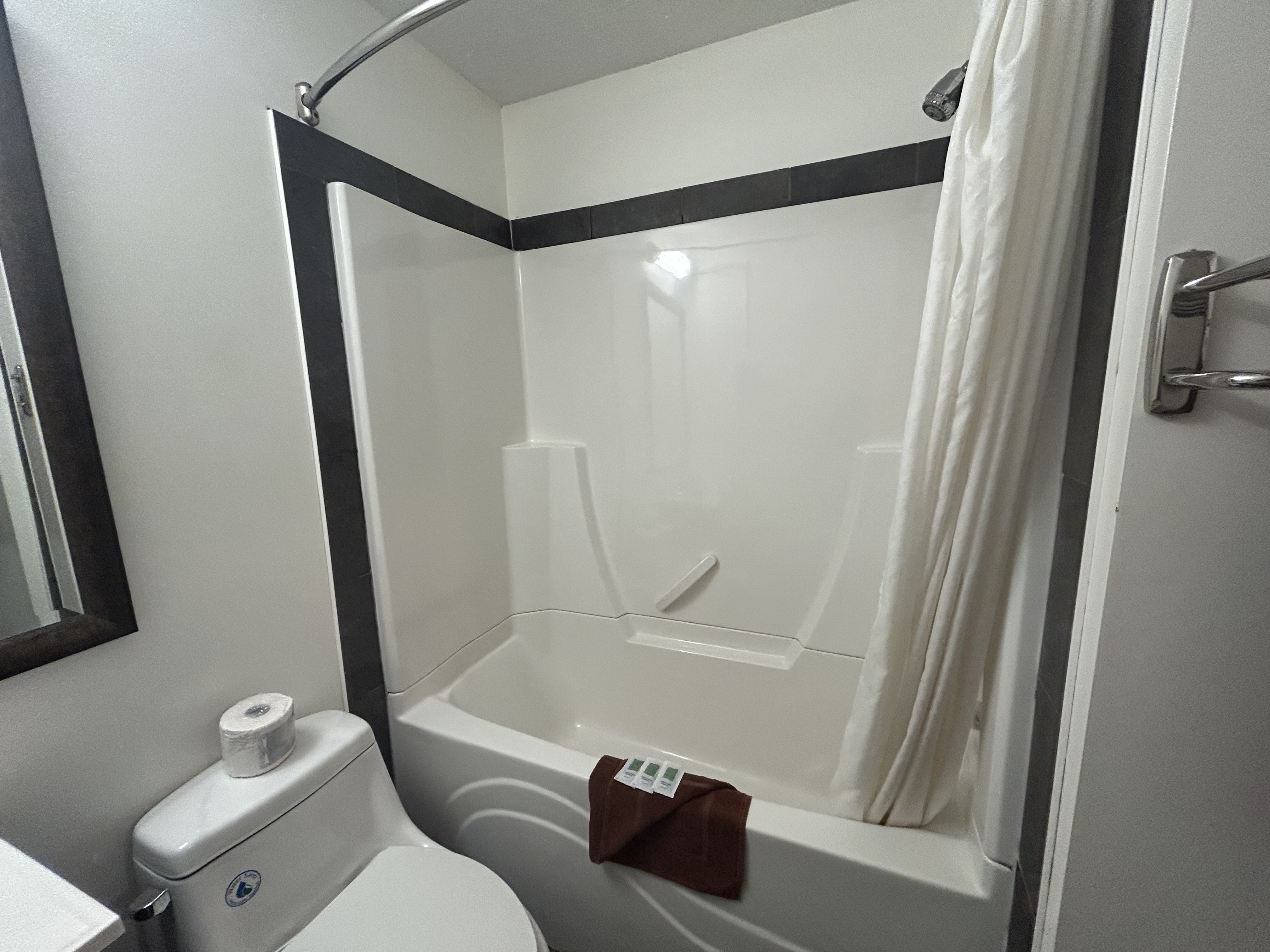 Bathroom vanity area