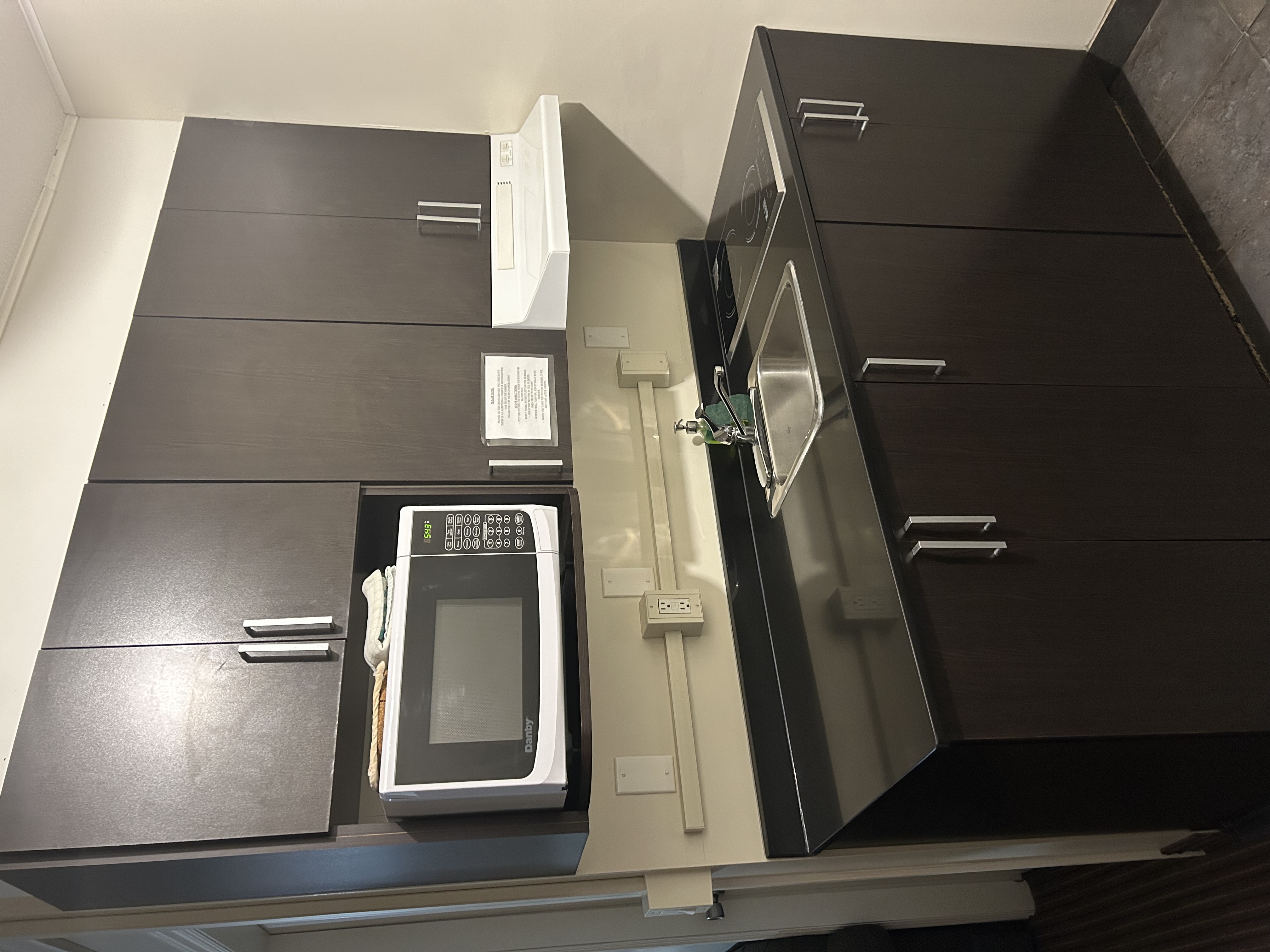 Alternate view of guest room kitchenette